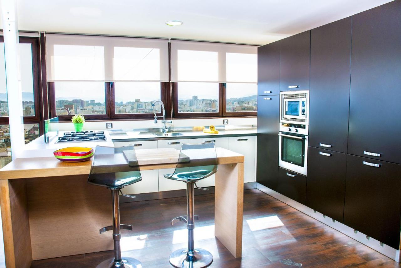 Malagaflat Design Loft City Views Lägenhet Exteriör bild
