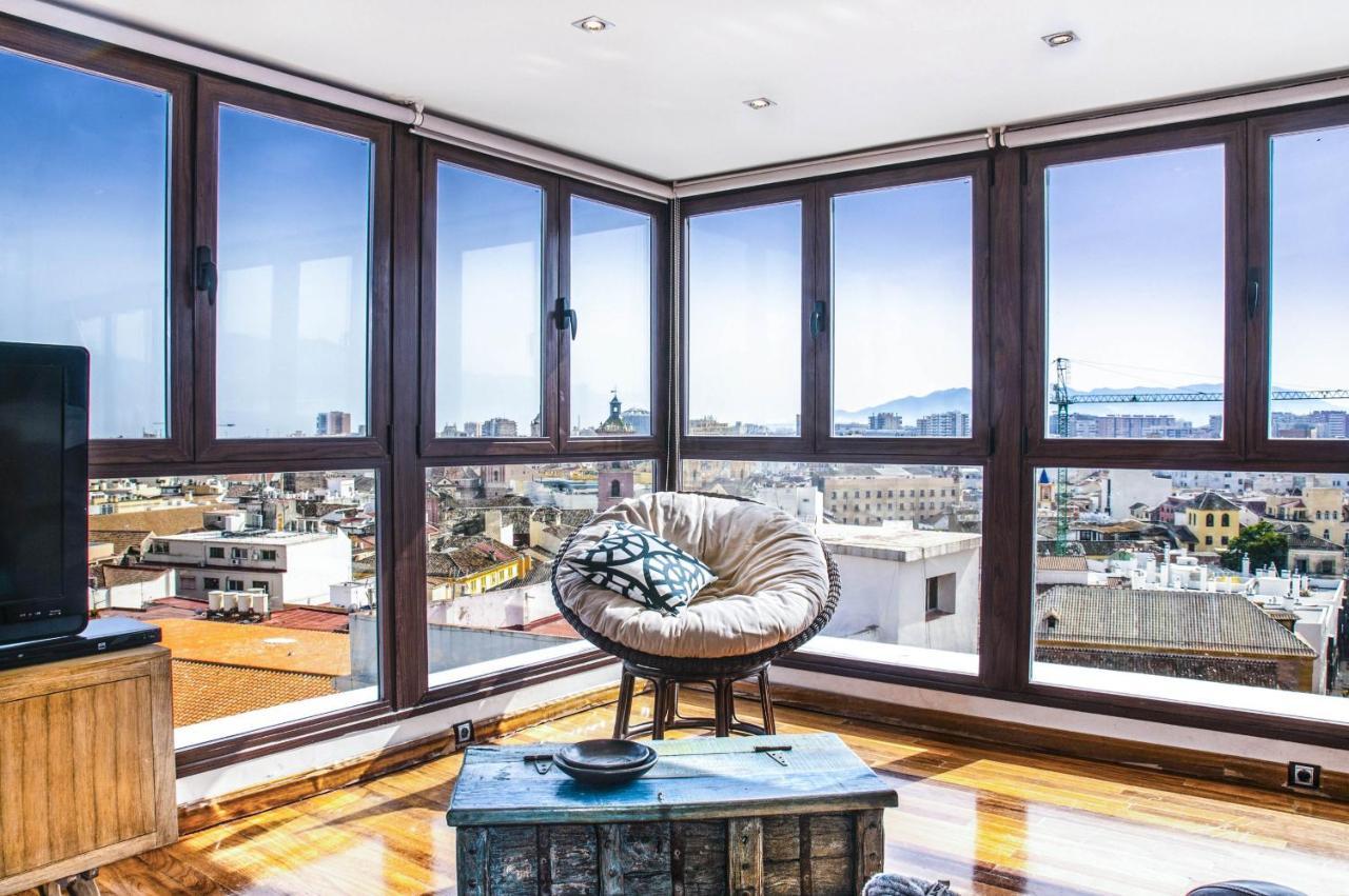 Malagaflat Design Loft City Views Lägenhet Exteriör bild